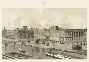 Louvren, 1867 av French School