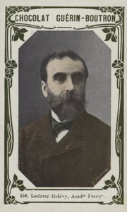Ludovic Halevy, Franska Akademien (färgad bild) av French School