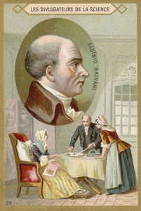 Luigi Galvani, italiensk läkare och fysiker av French School