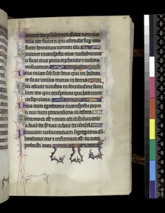 MS 300 f.68r, folio från Psalter and Hours of Isabella of France, Paris, c.1265-70 av French School
