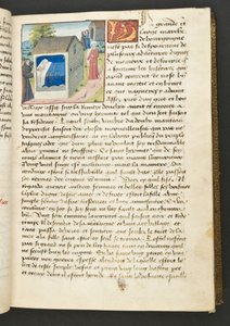 MS Hunter 252 030r-sida från Hundred New News, c.1461-62 av French School