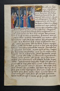 MS Hunter 252 062v Sida från Hundred New News, c.1461-62 av French School