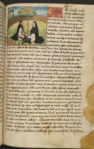 MS Hunter 252 109r-sida från Hundred New News, c.1461-62 av French School