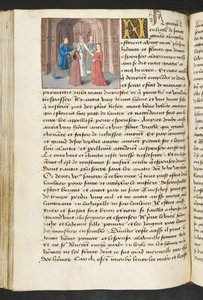 MS Hunter 252 120v sida från Cent Nouvelles Nouvelles, c.1461-62 av French School