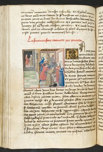 MS Hunter 252 132v Sida från Cent Nouvelles Nouvelles, c.1461-62 av French School