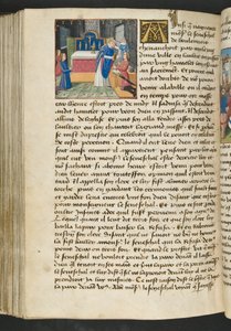 MS Hunter 252 160v sida från Cent Nouvelles Nouvelles, c.1461-62 av French School