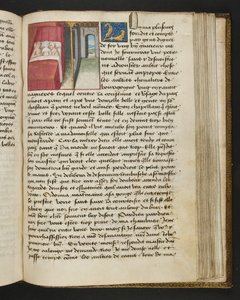 MS Hunter 252 163r-sida från Hundred New News, c.1461-62 av French School