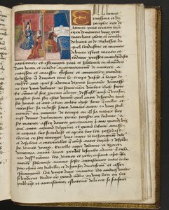 MS Hunter 252 197r-sida från Hundred New News, c.1461-62 av French School