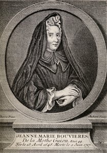 Madame Guyon (1648-1717) illustration från "Little Journeys to the Homes of Famous Women", publicerad 1897. av French School