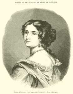 Madame de Maintenon (gravyr) av French School