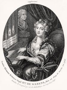 Madame de Warens, ca 1789 (gravyr) av French School