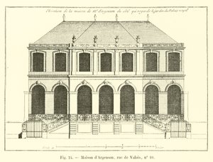 Argenson House, rue de Valois, nr 10 av French School