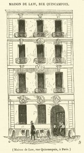 House of Law, rue Quincampoix, i Paris (gravyr) av French School