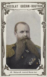 Makaroff, Amiral Russe ti (färgad bild) av French School