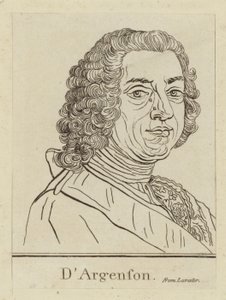 Marc-Pierre de Voyer de Paulmy dArgenson, fransk statsman av French School