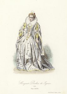 Margareta, hertiginna av Joyeuse av French School