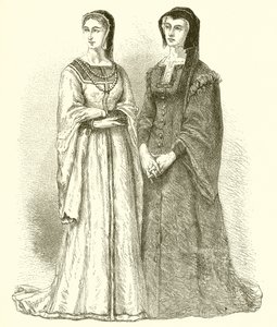 Margareta av Valois och Louise av Savojen av French School