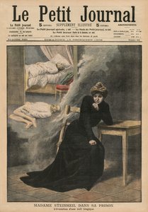 Marguerite Steinheil i fängelse, framsidans illustration från 