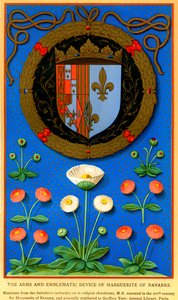 Marguerite de Navarres emblematiska anordning av French School