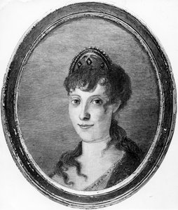 Maria Letizia Ramolino som ung kvinna av French School