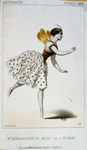 Maria Taglioni (1804-84) som bidrottning i Le Juif villfaren av Jacques Fromental Halevy (1799-1862) c.1852 av French School
