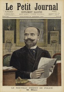 Marie-Charles Blanc, den nya polisprefekten i Paris, 1897