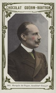Marquis de Segur, Franska Akademien (färgad bild) av French School