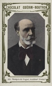 Marquis de Vogue, Franska Akademien (färgad bild) av French School