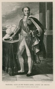 Marskalk Guillaume-Marie-Anne, greve av Brune av French School