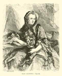 Mary Leczinska av French School