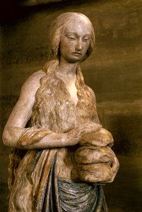 Maria Magdalena, sent 1400-tal (polykron sten) (se även 248112, 252685, 252686)