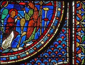 Mary Magdalene window: The Resurrection - Noli Me Tangere (w46) av French School