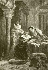 Mary de Medici, Concini och Leonora Galigai av French School