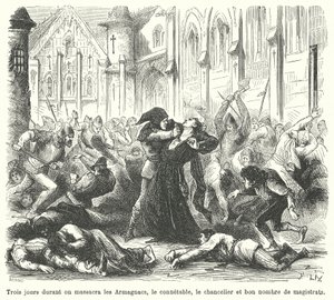 Massaker av Armagnacs av burgunderna, Paris av French School