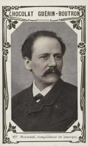 Massenet, kompositör (färgad bild) av French School