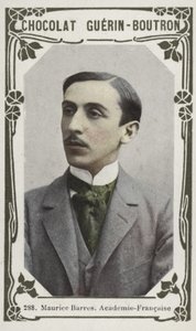 Maurice Barres, Academie-Francaise (färgad bild) av French School