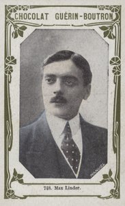 Max Linder (färgad bild) av French School