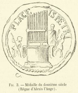 Medalj från det tolfte århundradet, Reign of Alexis the Angel (gravyr) av French School