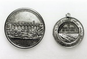Medalj till minne av öppnandet av Suezkanalen, 1869 (metall) av French School