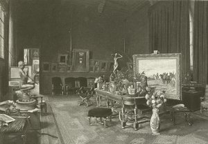 Meissoniers Atelier (gravyr) av French School