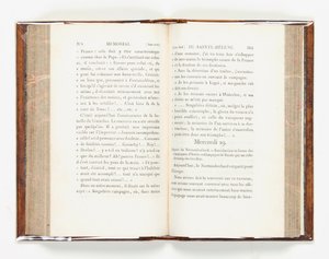 "Memorial of Saint Helena", av Emmanuel, Comte de Las Cases av French School