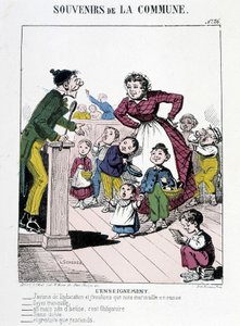 Kommunens minnen: undervisning, sent 1800-tal B.H.V. P. av French School