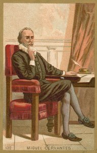 Miguel de Cervantes, spansk romanförfattare, poet och dramatiker av French School