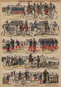 Franska arméns militärläger i Satory, Frankrike av French School