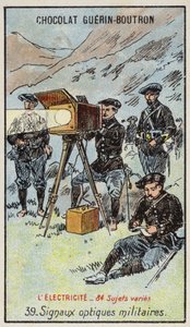 Militära optiska signaler (chromolitho) av French School