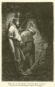 Mine of Providence, Arbeta i sömmen (gravyr) av French School