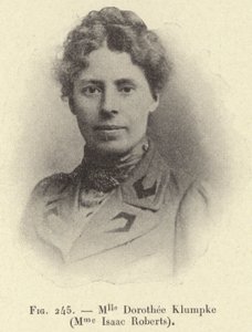 Ms. Dorothee Klumpke (Mrs. Isaac Roberts) (gravyr) av French School