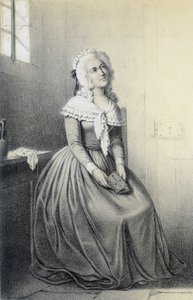Mme Elisabeth i "Historical Gallery of the French Revolution" av Albert Maurin av French School