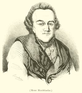 Moise Mendelssohn (gravyr) av French School