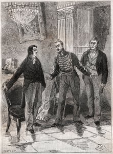 Monarkin juli - november 1834 - Adolphe Thiers (1797-1897) vid hertigen av Orleans Louis Philippe I (1773-1850) av French School